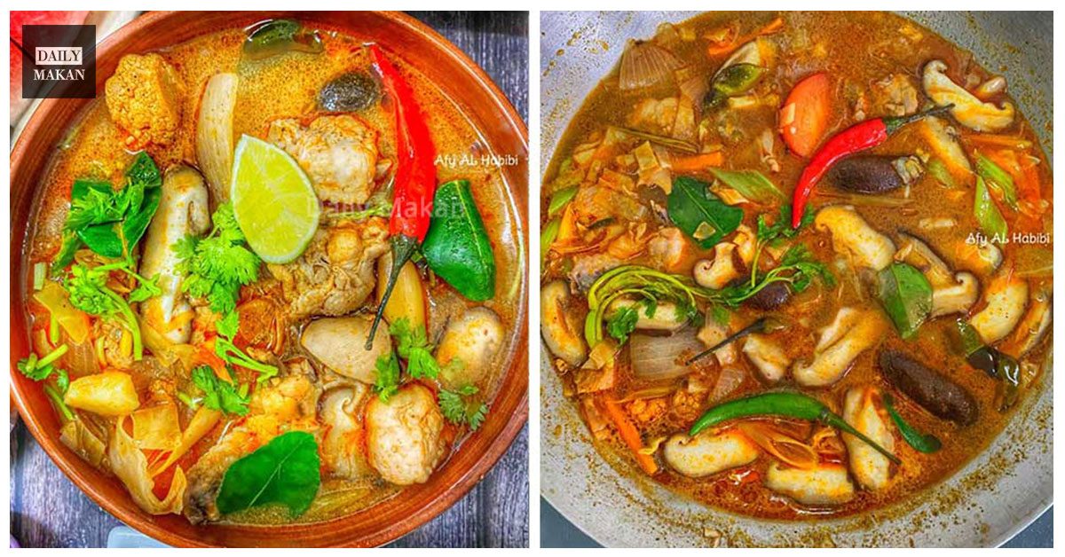 resepi tomyam sayur thai