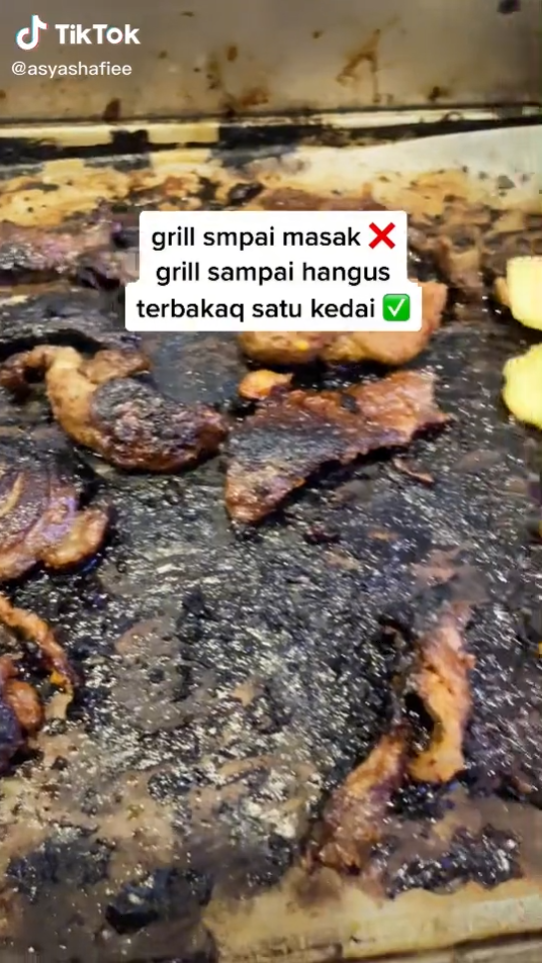 hangus di grill