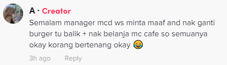 BELI BURGER MCD