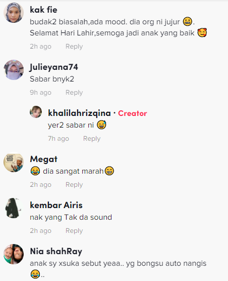 seronok sambut hari jadi