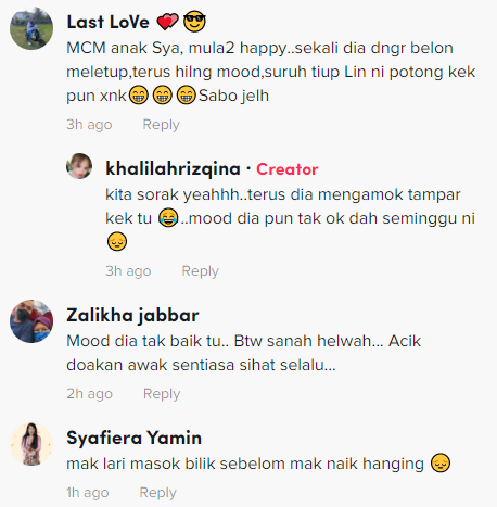 seronok sambut hari jadi