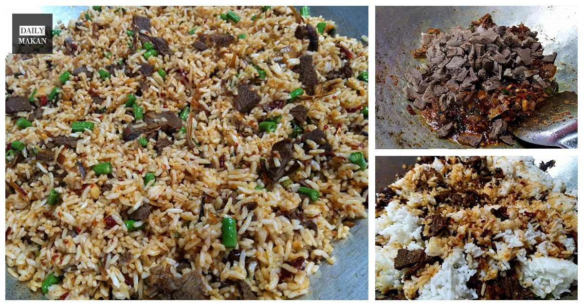 resepi nasi goreng daging