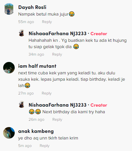 KEK TAK KENA DENGAN SELERA