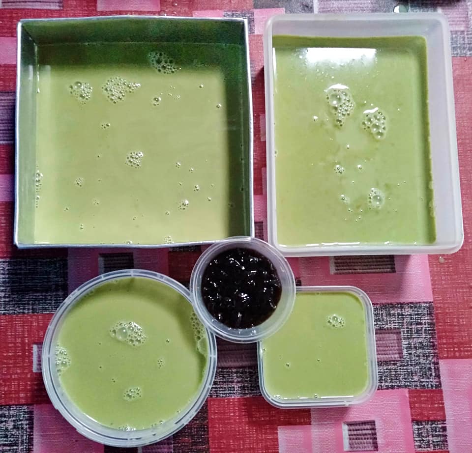 PUDING GREEN TEA CINCAU