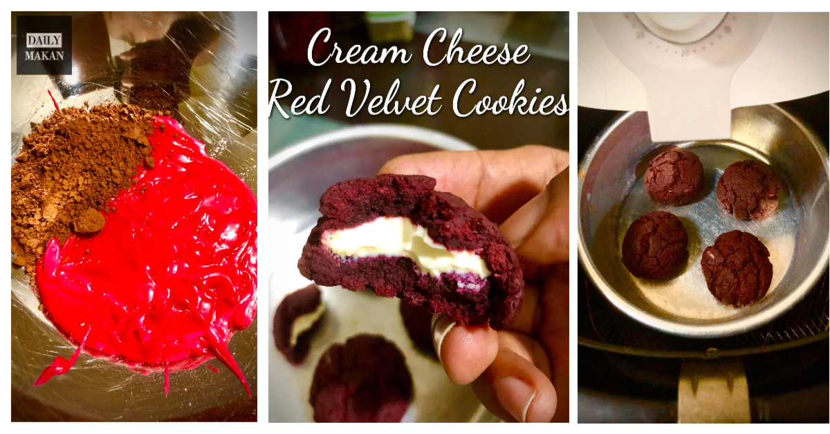 Cream Cheese Red Velvet Cookies