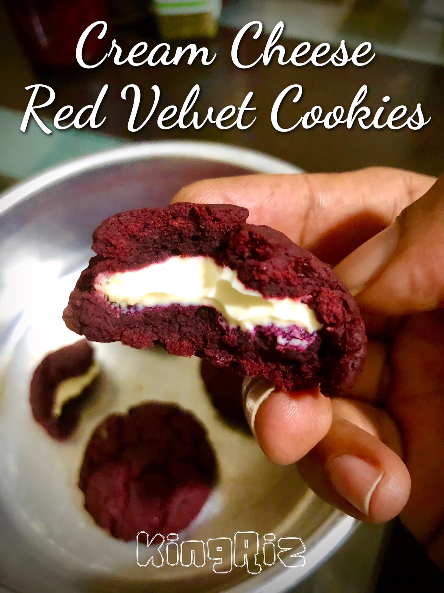 Cream Cheese Red Velvet Cookies