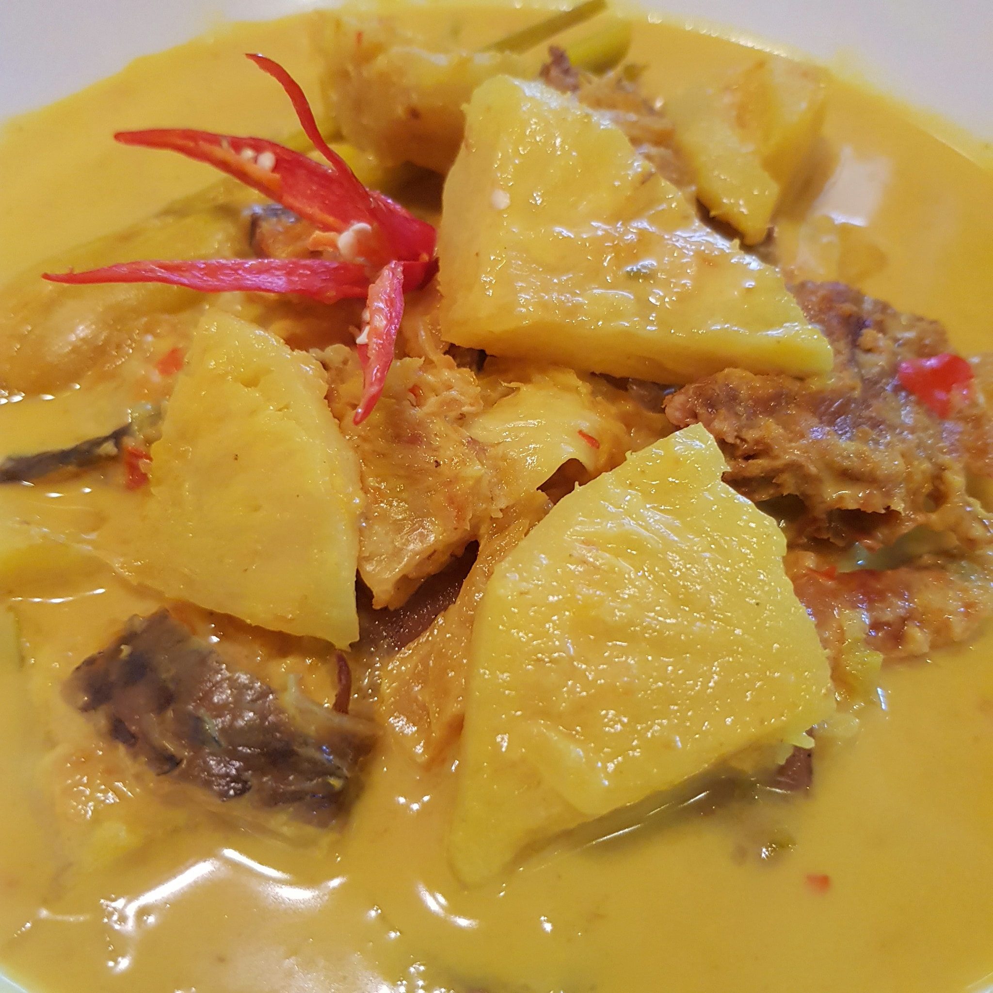 gulai lemak nanas ikan kurau