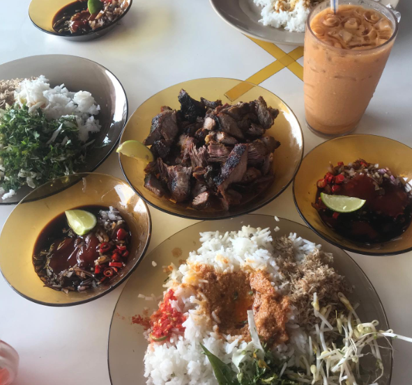 nasi kerabu terbaik di kelantan