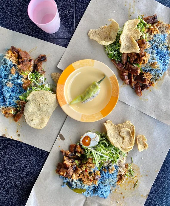 nasi kerabu terbaik di kelantan