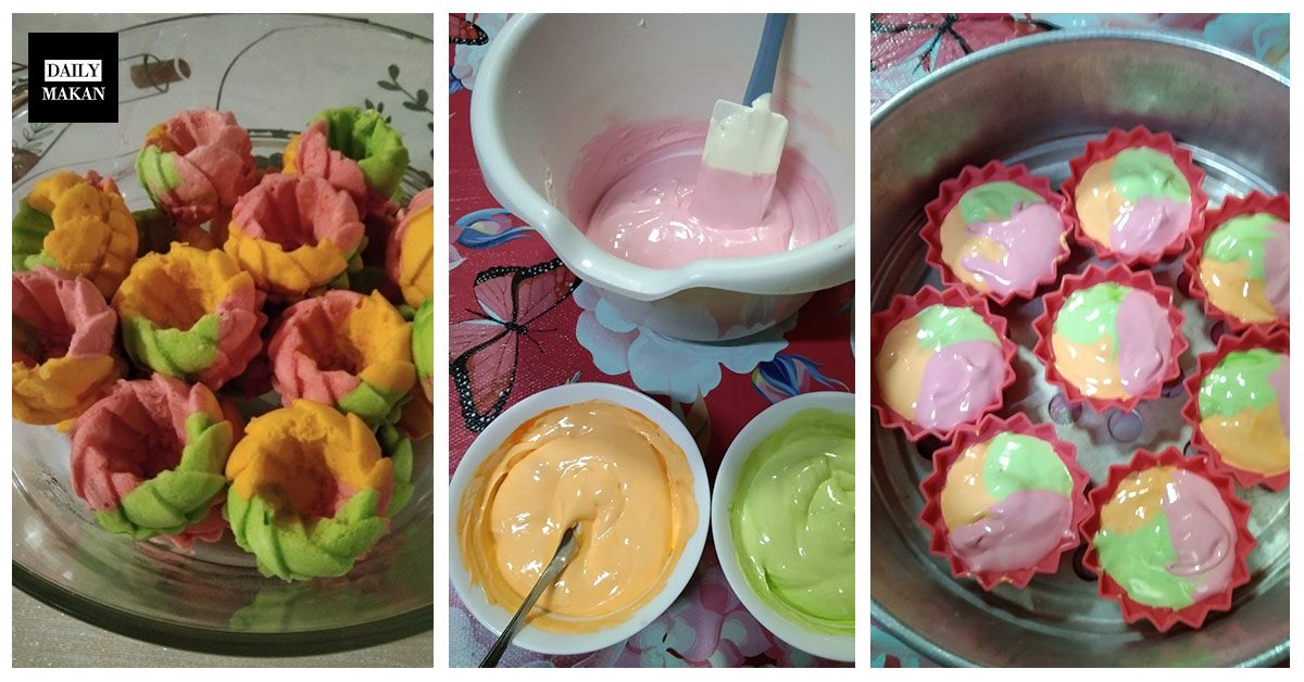 KUIH APAM SUSU GUNA ACUAN PUTERI AYU