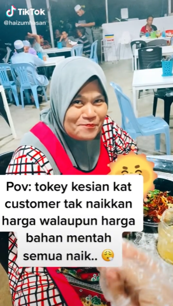 pengusaha kedai makan tidak naikkan harga