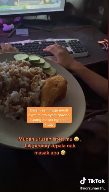  Ayam Goreng Setengah Masak