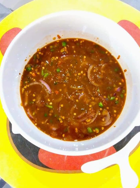 budu air asam meleleh