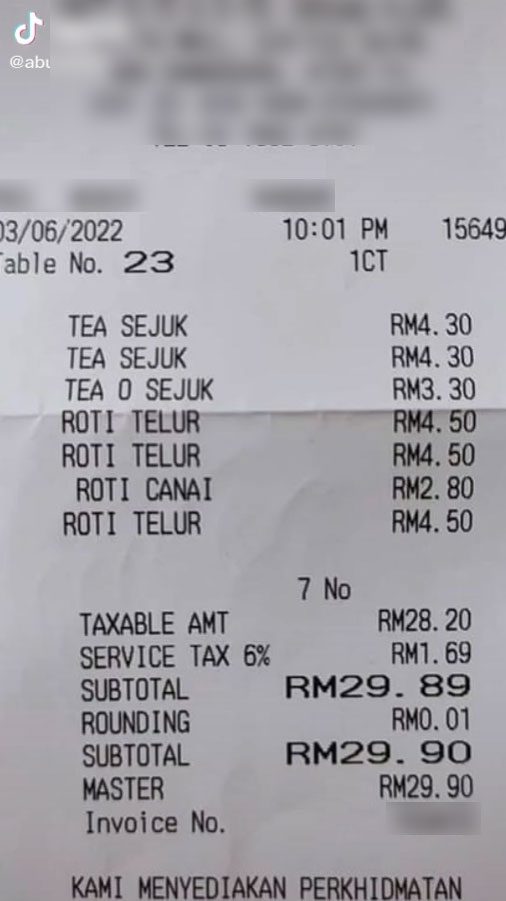 HARGA TEH AIS