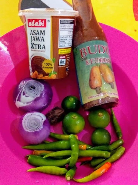 budu air asam meleleh