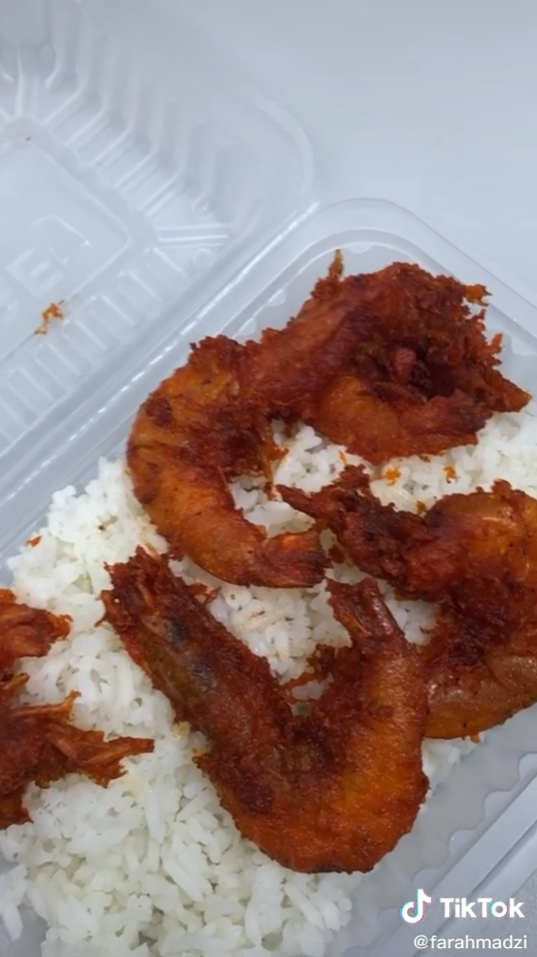 NASI LAUK UDANG GORENG SAHAJA