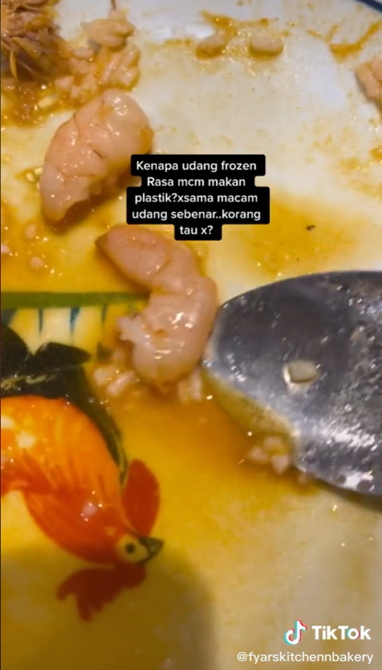 makan udang frozen