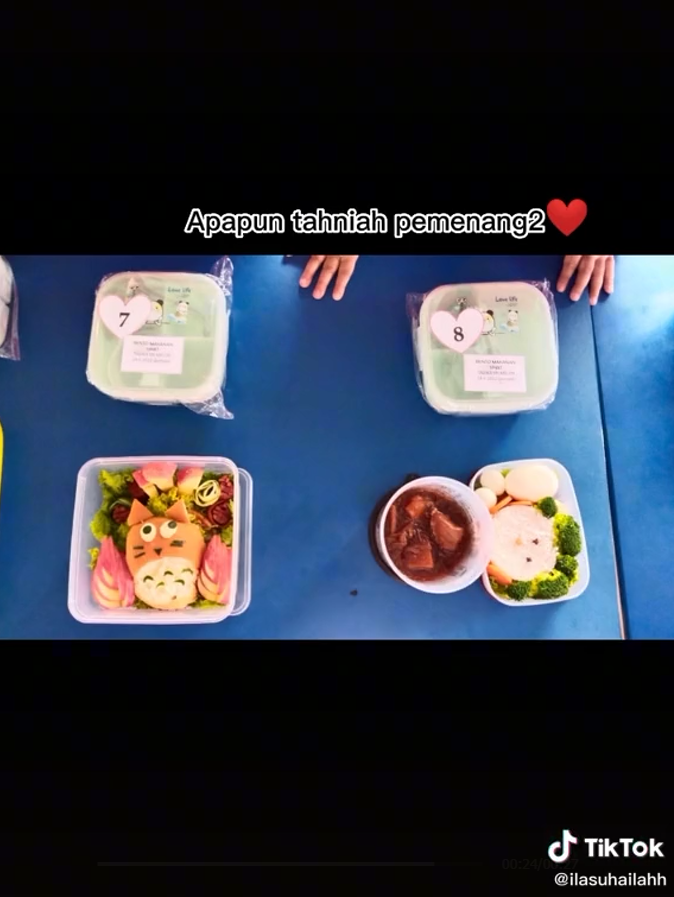 pertandingan hias bento