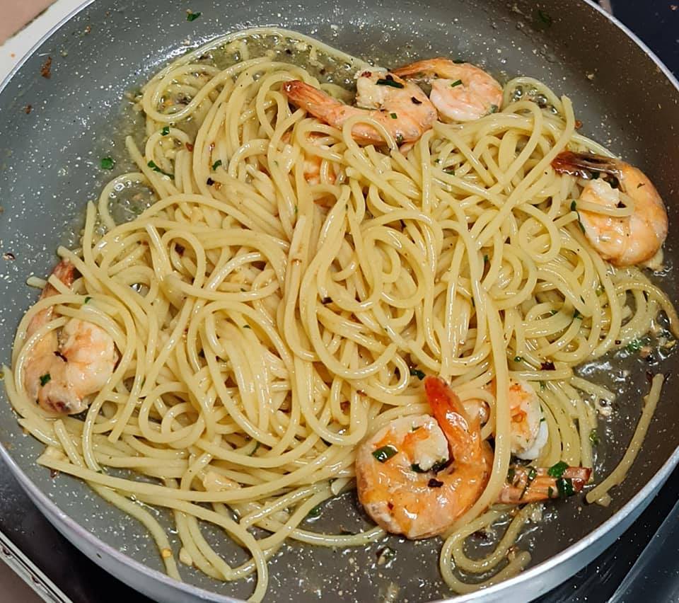 PRAWN SCAMPI PASTA