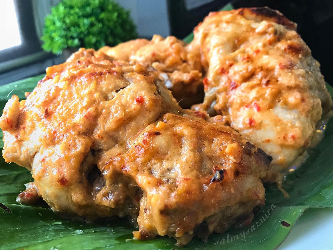 ayam percik guna air fryer