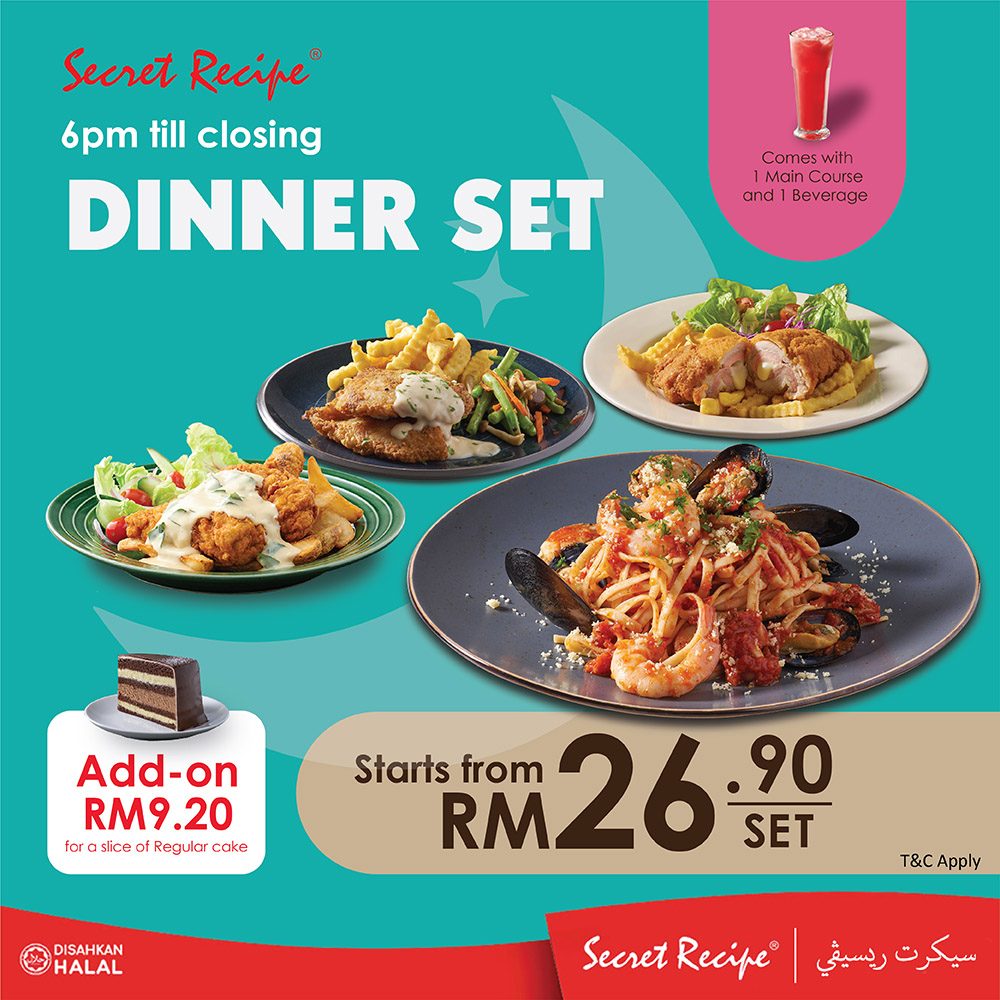 Promosi menarik Secret Recipe