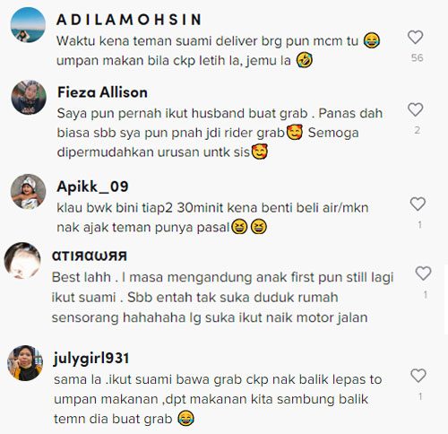 ikut tunang buat grab