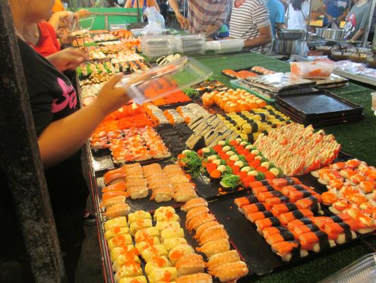 sushi pasar malam