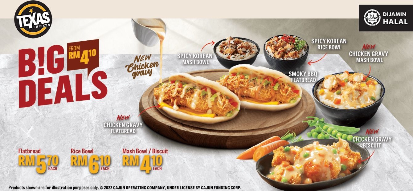 Promosi terkini texas chicken