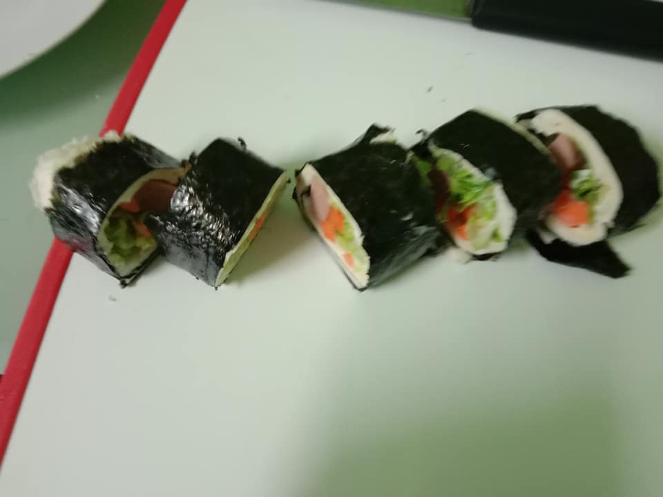 roti sushi sandwich