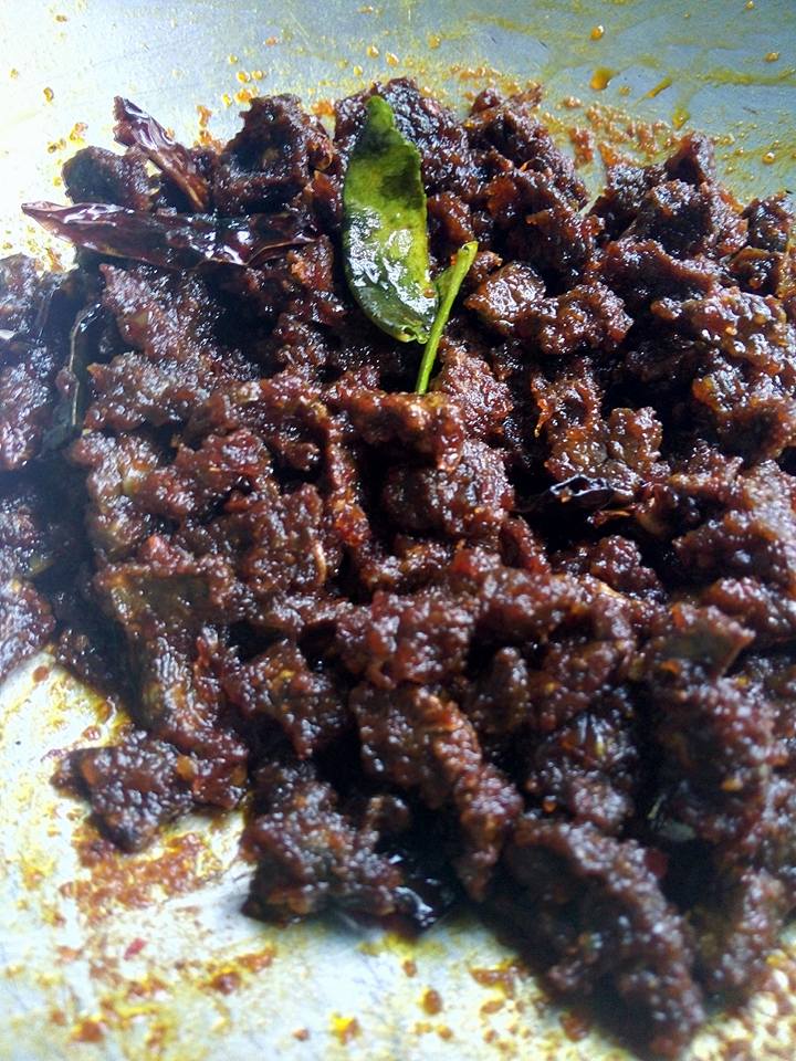 sambal paru bagi garing