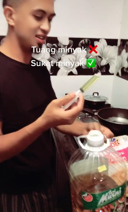 sukat minyak masak