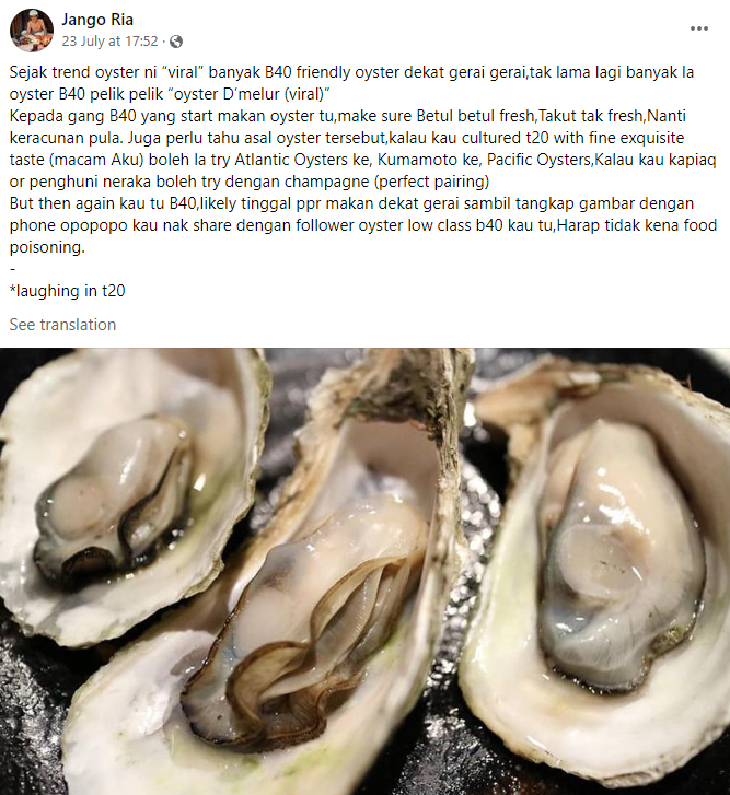 oyster low class