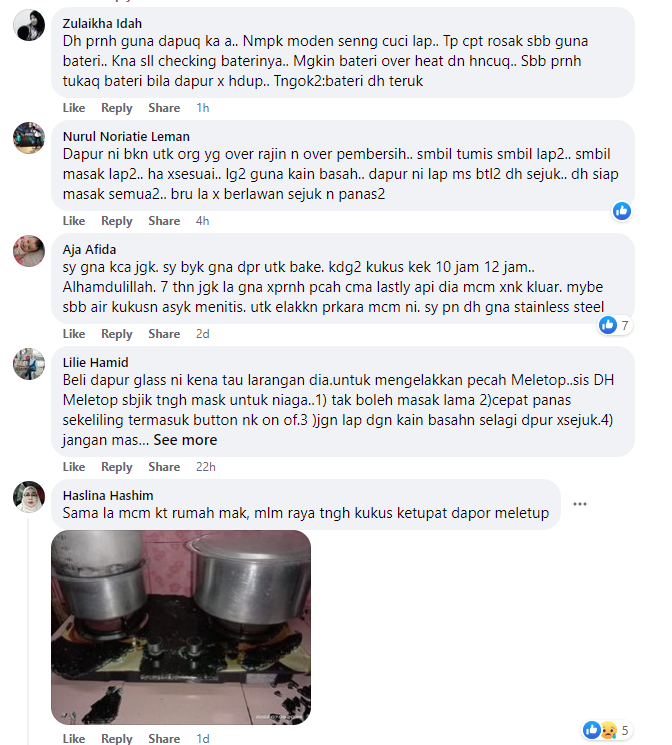 DAPUR KACA TIBA-TIBA MELETUP