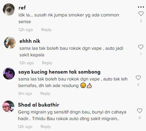 perokok tak ada 'common sense'