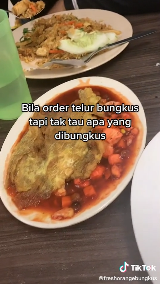 pesan telur bungkus