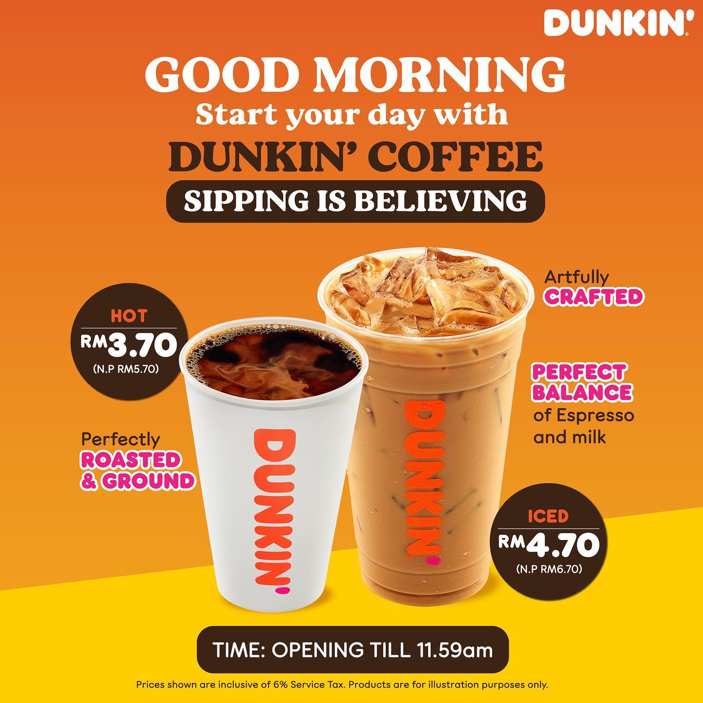 promosi Dunkin' Donuts Julai