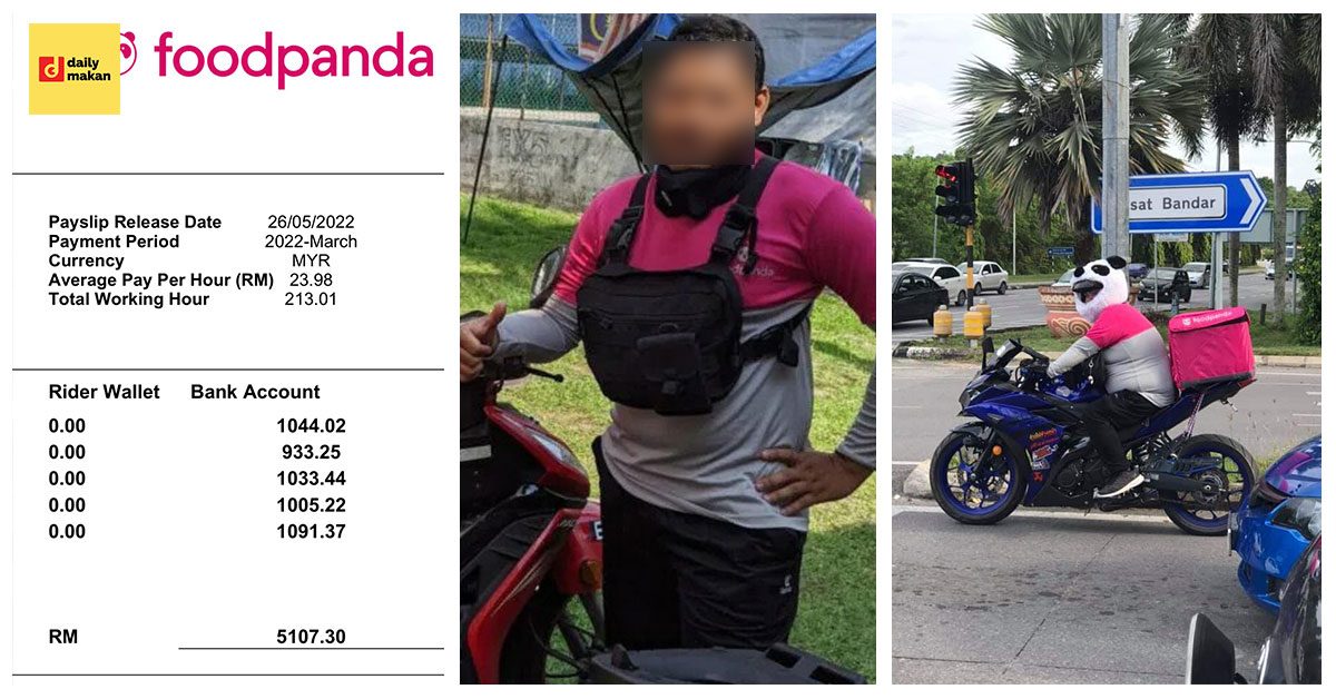 gaji rider foodpanda