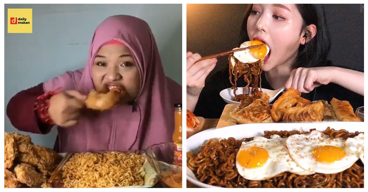 hukum makan secara mukbang