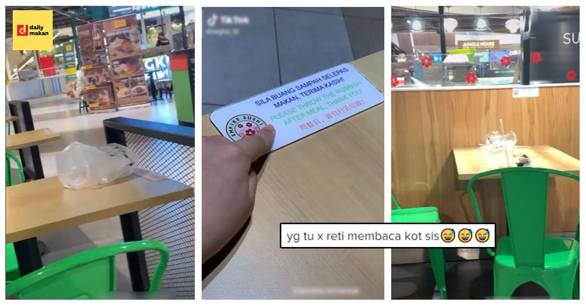 pelanggan tak reti kemas