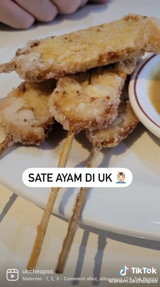 Satay Ayam Di UK