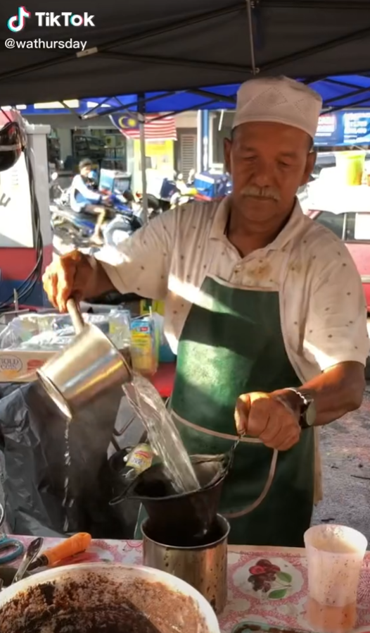 pakcik lejen jual air kopi murah