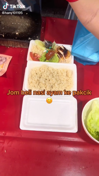 beri nasi ayam