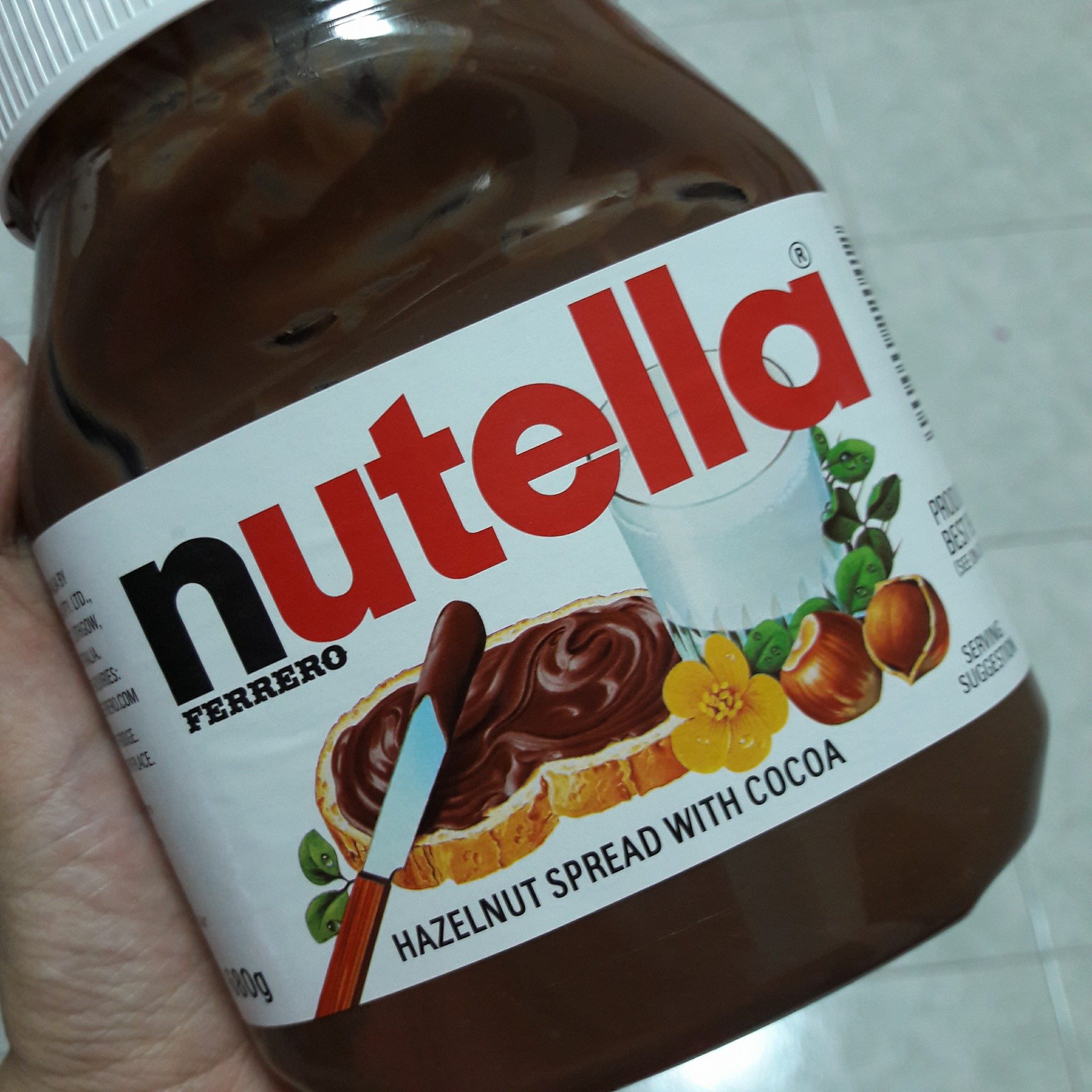 Kek Tapak Kuda Nutella 