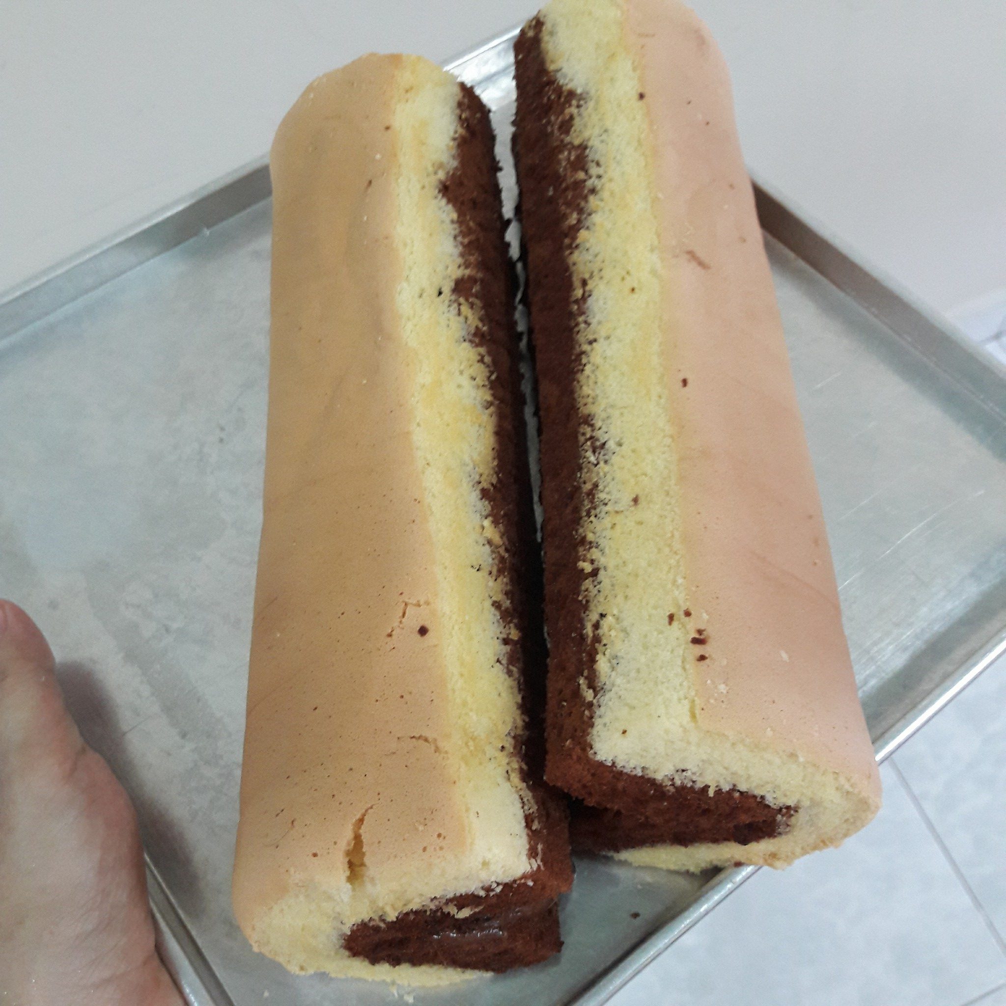 Kek Tapak Kuda Nutella 