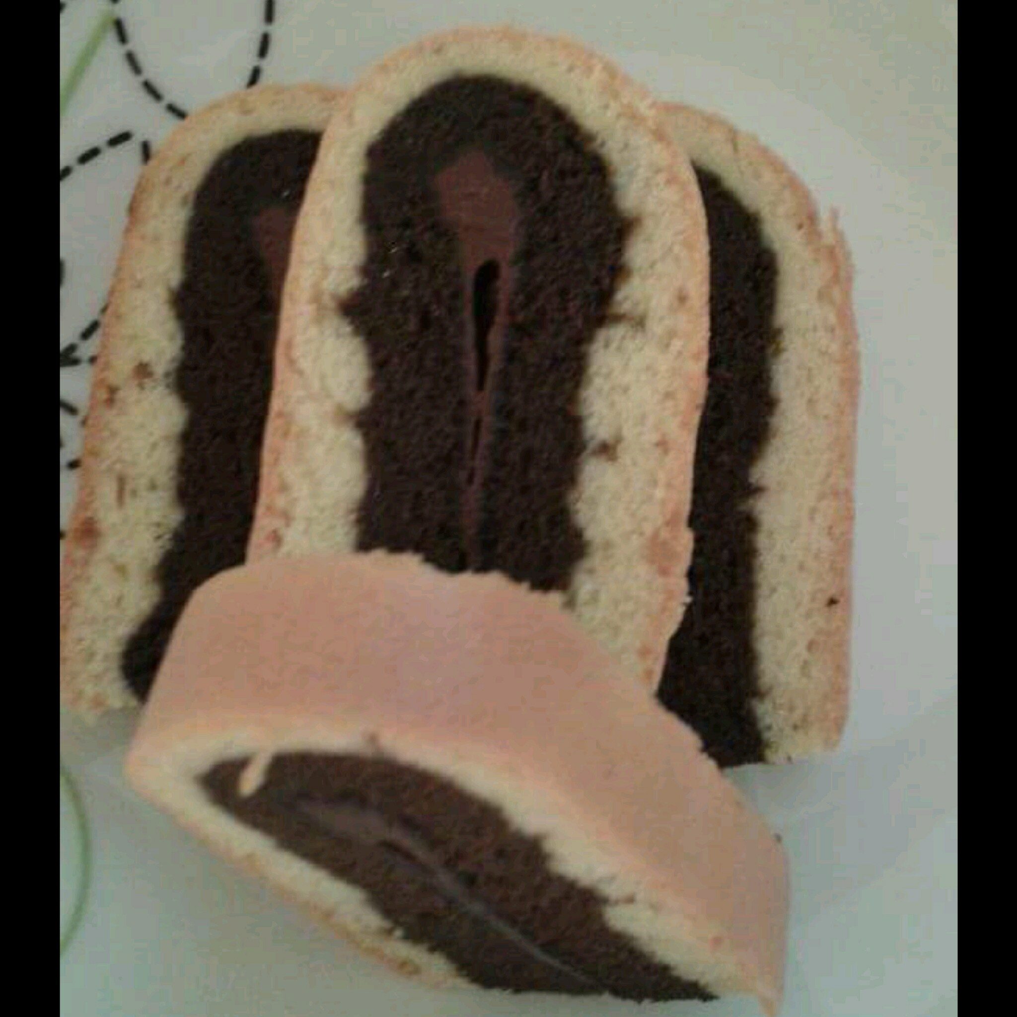 Kek Tapak Kuda Nutella 