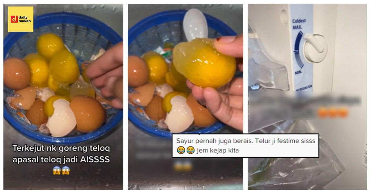 Telur Ayam Jadi Ais