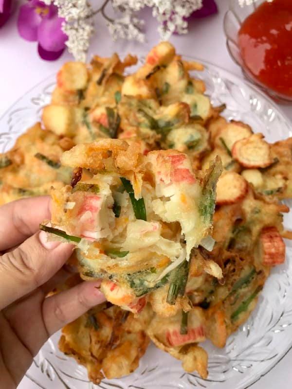 cucur ketam crispy