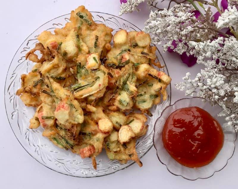 cucur ketam crispy