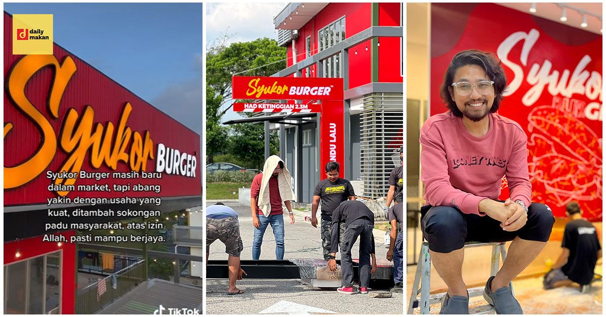 drive thru syukor burger kini buktikan mampu berjaya