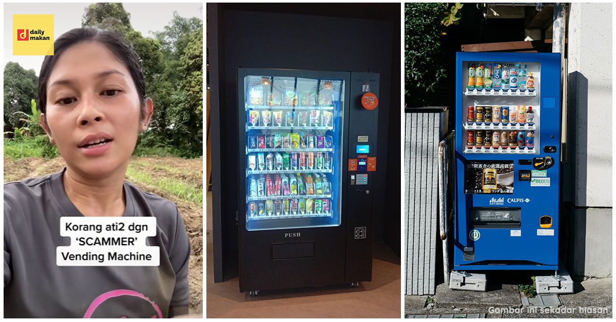 wanita diperdaya pak haji vending machine